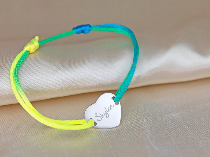 Niños Surfer Bracelet Corazón