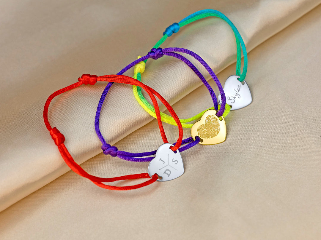 Niños Surfer Bracelet Corazón