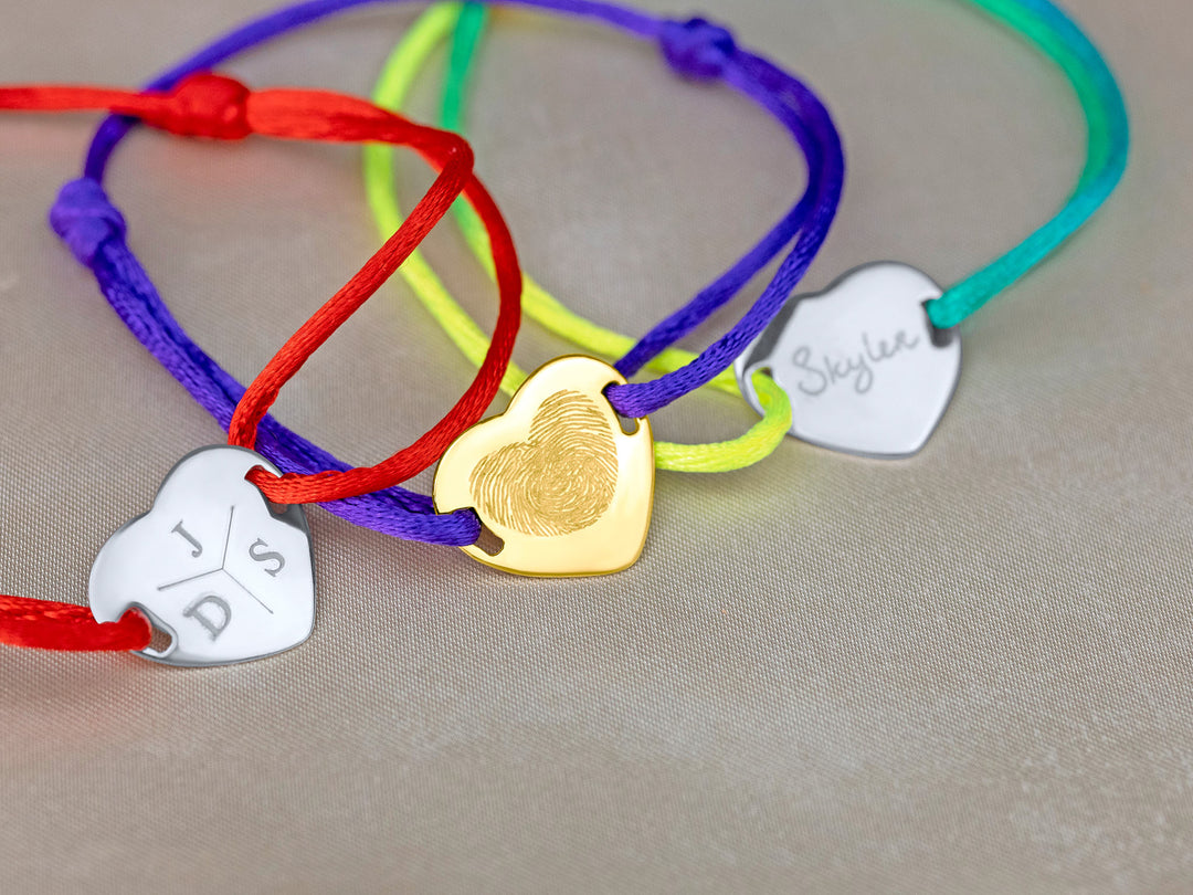 Niños Surfer Bracelet Corazón